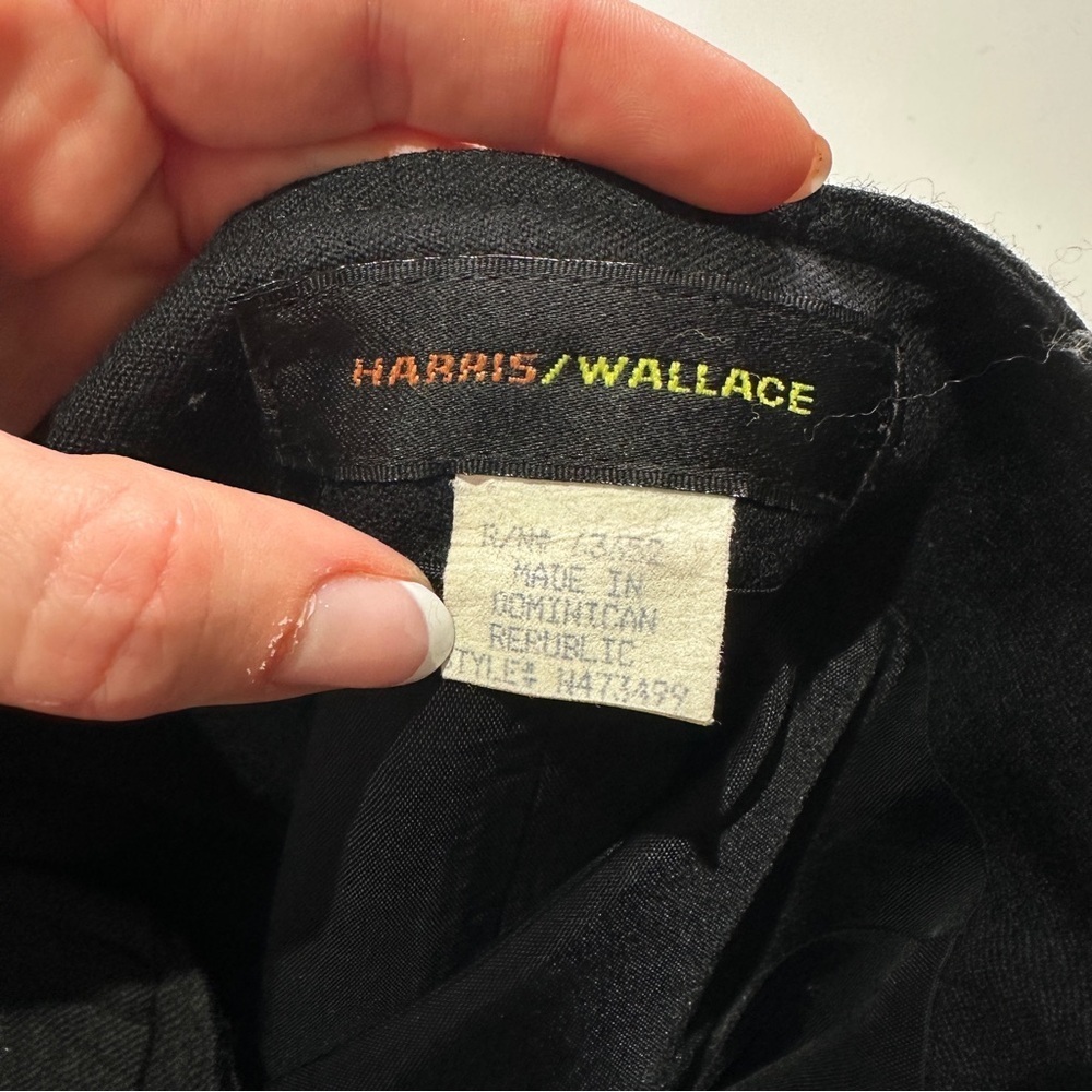 Harris Wallace workwear wool pencil skirt tailored vented classic fit size 8 - Picture 12 of 12